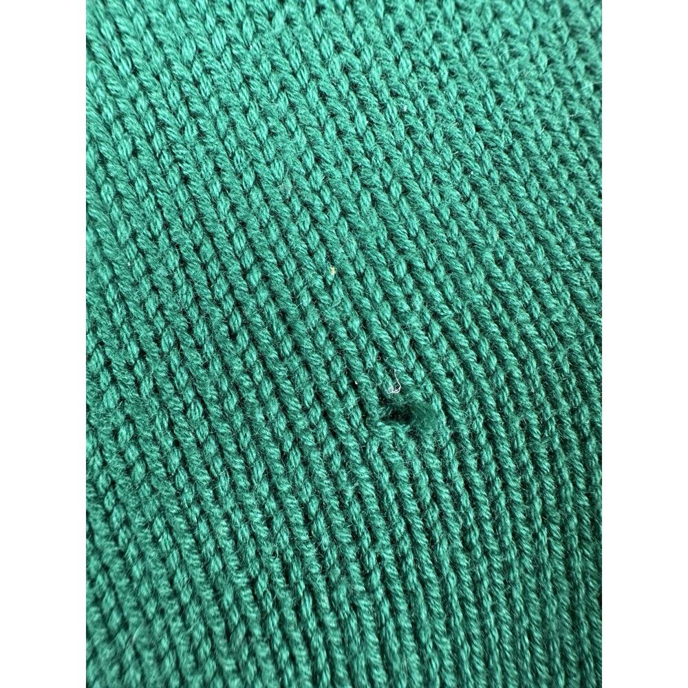 Marisa Christina Vintage Argyle Knit Sweater Green Navy Gold Long Tunic 90s L - Picture 12 of 12